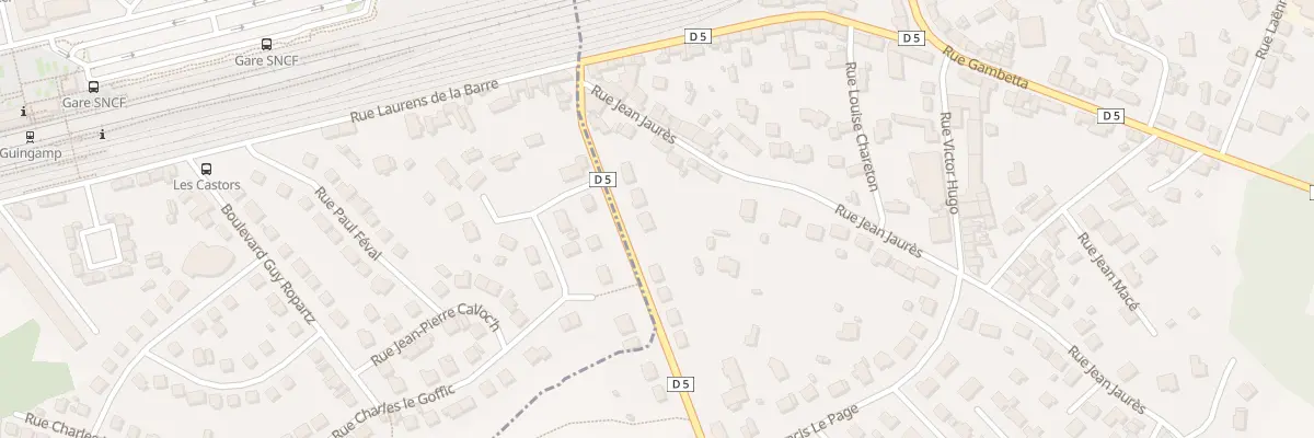 Plan du 25 Rue Colonel Brebant à Ploumagoar