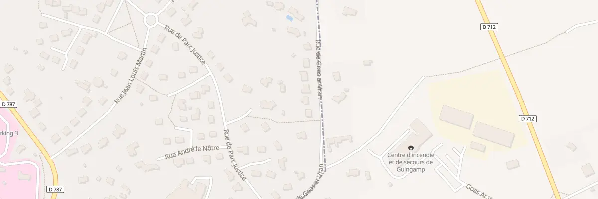 Plan du 9 Rue de Goas Ar Vran à Pabu