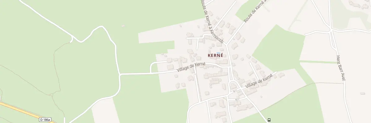 Plan du 63 Village de Kerné à Quiberon