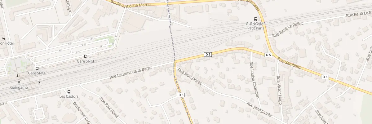 Plan du 8 Rue Sadi Carnot à Ploumagoar