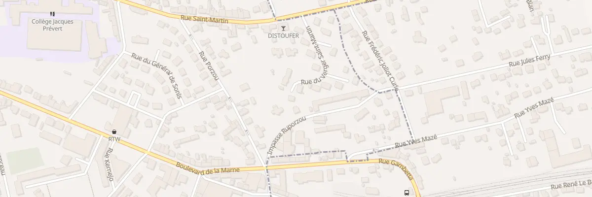 Plan du 19 Rue du Verger Saint-Martin à Guingamp