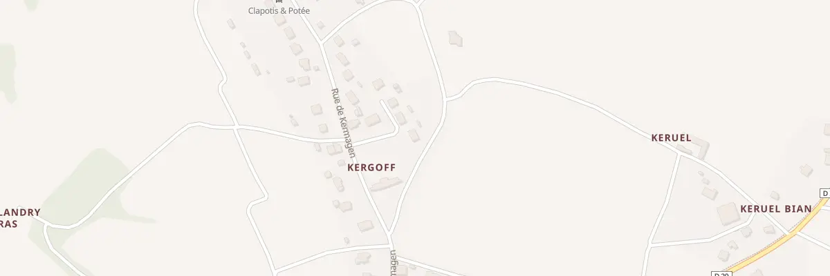 Plan du 52 Rue de Kermagen à Pleubian
