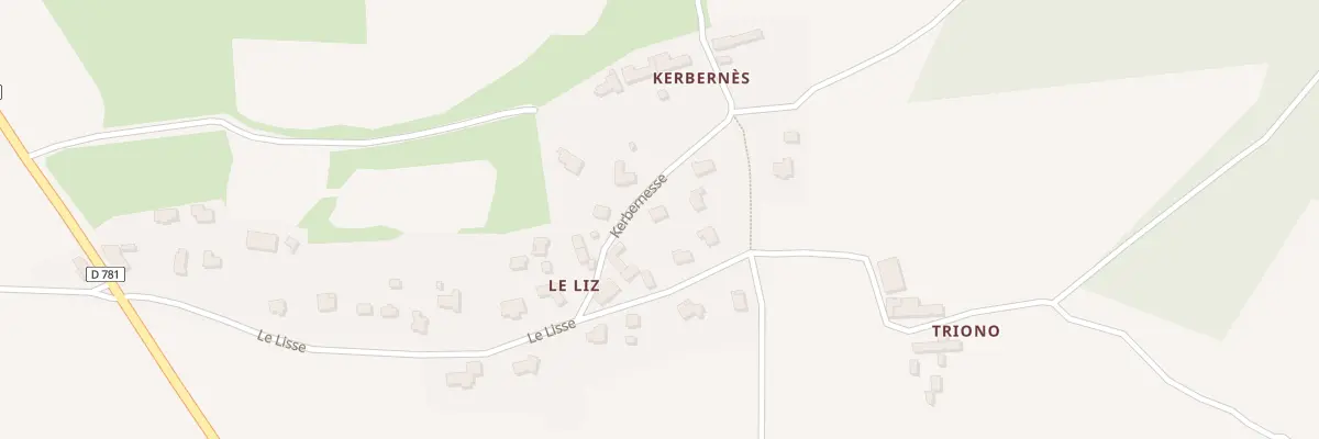 Plan du 5716 Le Lisse à Erdeven