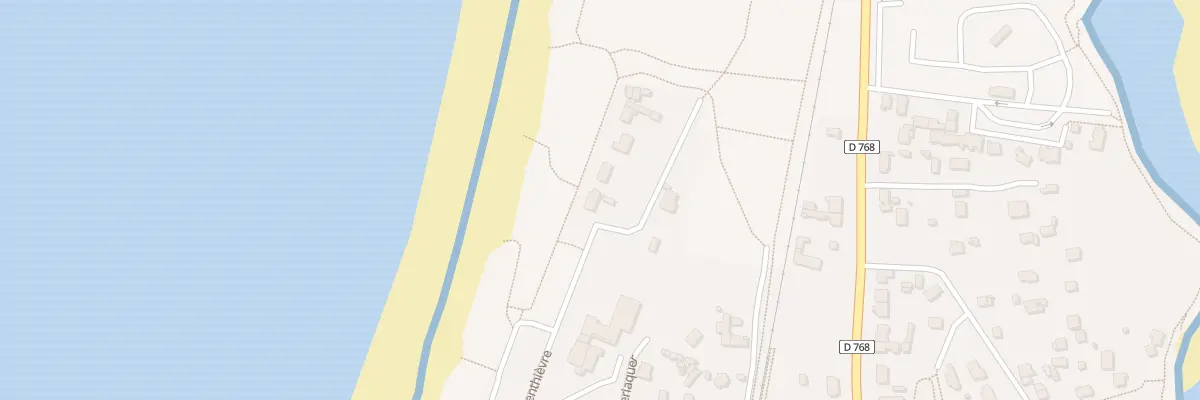 Plan du 15 Rte du Fort de Penthièvre à Saint-Pierre-Quiberon