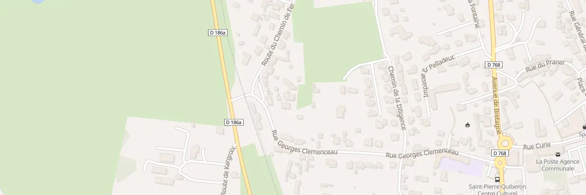 Plan du 36C Rue Georges Clémenceau à Saint-Pierre-Quiberon