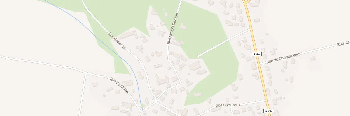 Plan du 21 Rue Joseph Derrien à Ploumagoar