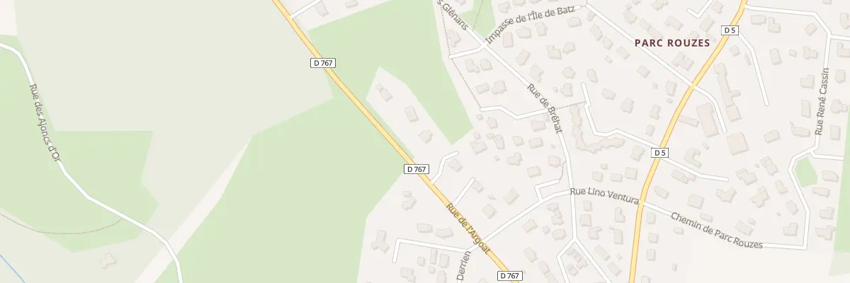 Plan du 5 Rue de l’Argoat à Ploumagoar