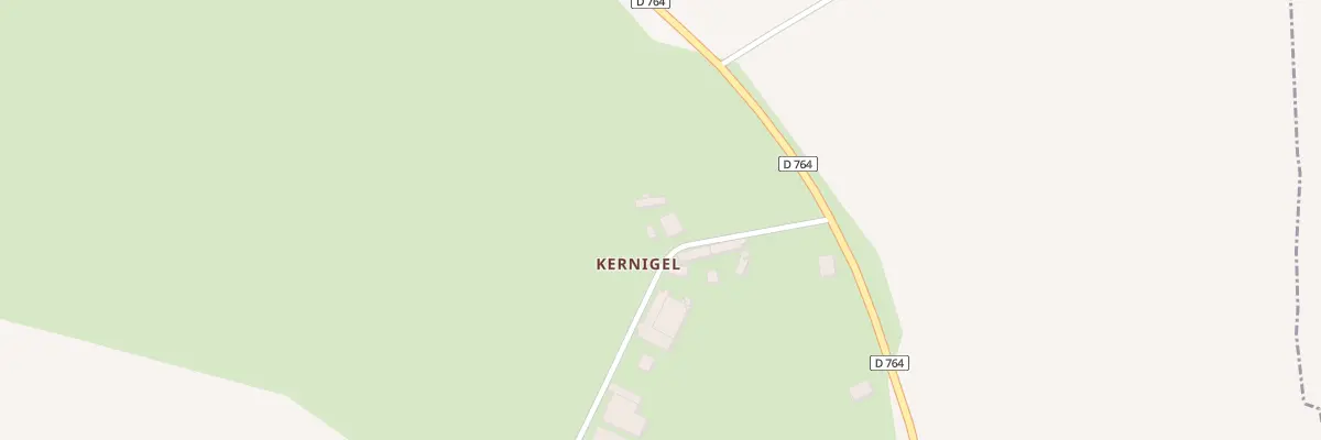 Plan du 2 Kernigel à Séglien
