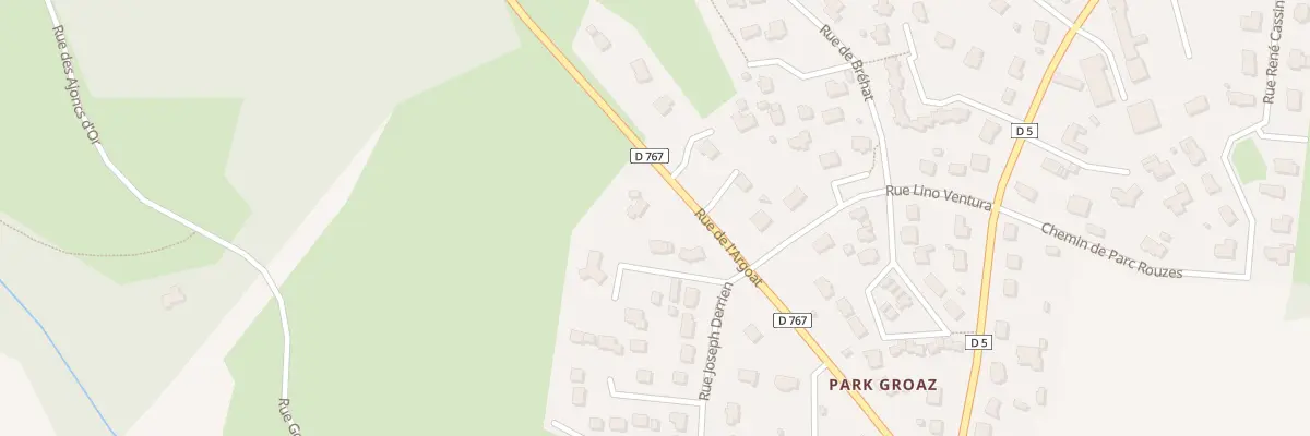 Plan du 10 Rue de l’Argoat à Ploumagoar