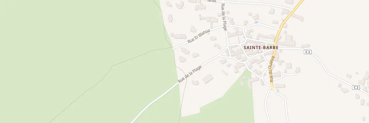 Plan du 6 Rue Er Blehua Sainte Barbe à Plouharnel