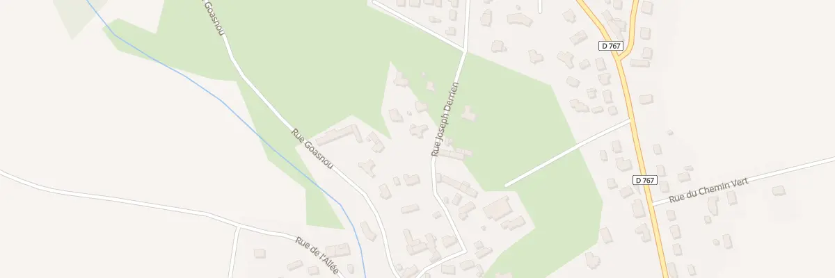 Plan du 22 Rue Joseph Derrien à Ploumagoar