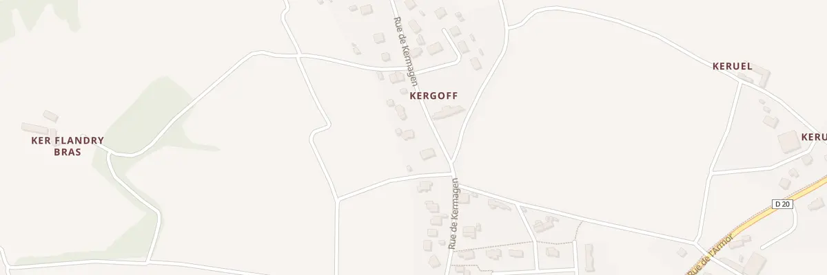 Plan du 47 Rue de Kermagen à Pleubian