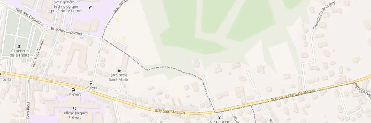 Plan du 2 Imp Saint-martin à Saint-Agathon