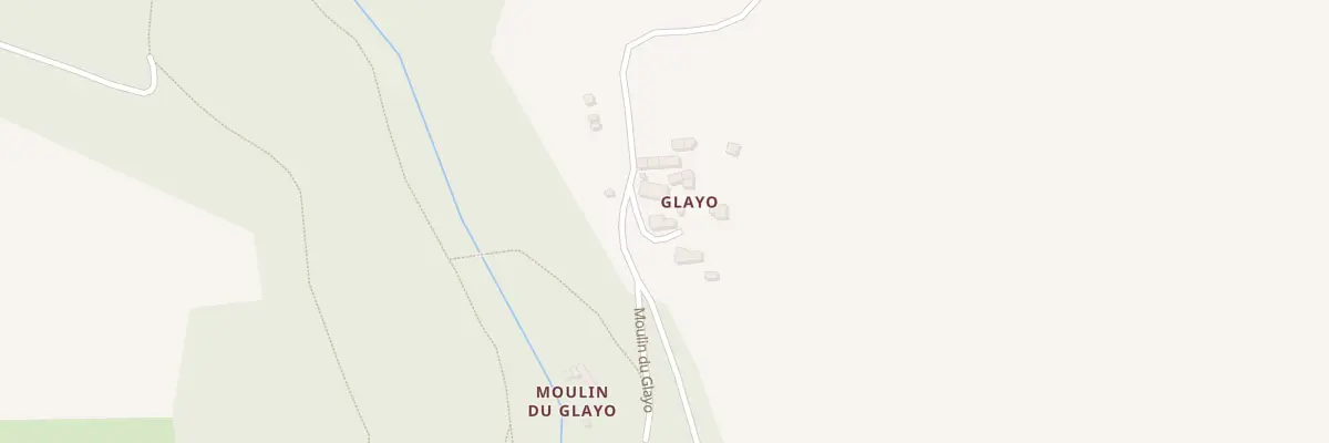 Plan du 5016A Le Glayo à Quistinic