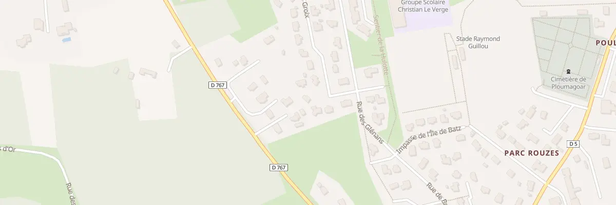 Plan du 24 Rue de Groix à Ploumagoar