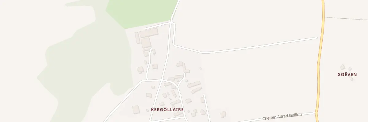Plan du 239 Kergollair à Languidic
