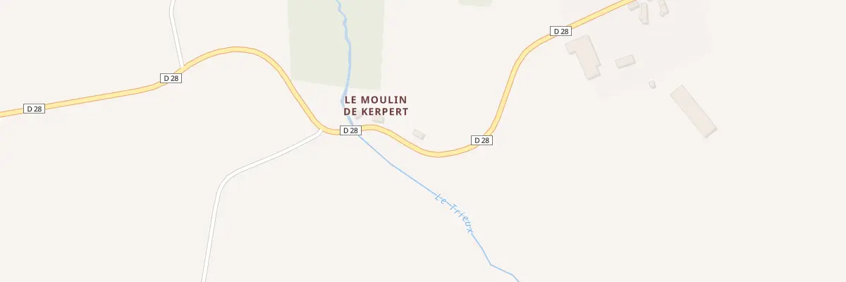 Plan du 1 Moulin de Kerpert à Kerpert