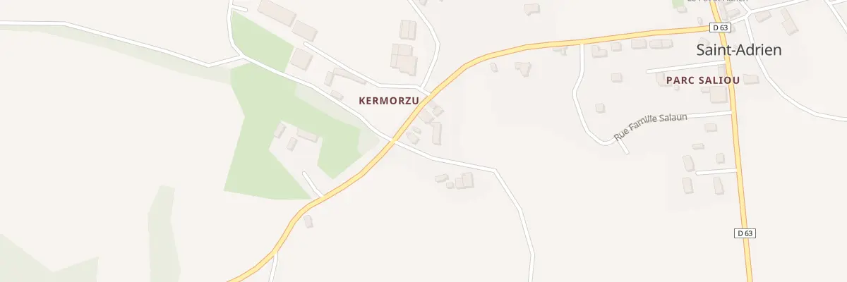 Plan du 4 Kermorzu à Saint-Adrien