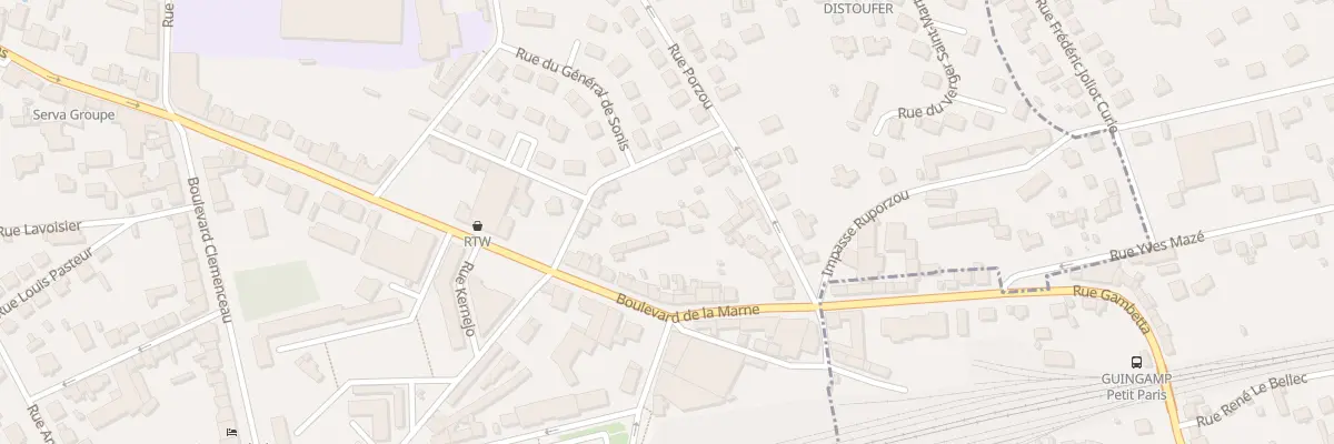 Plan du 6B Rue du Parc Ste Anne à Guingamp