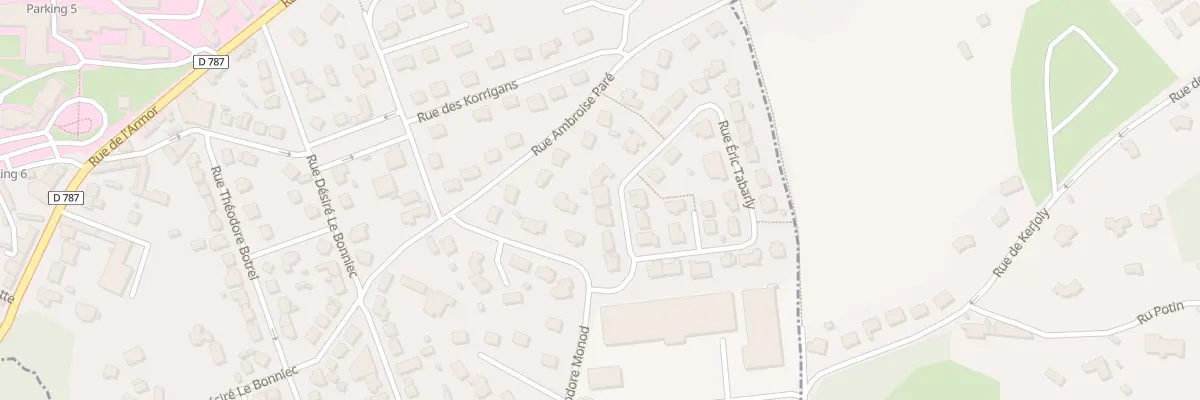 Plan du 7 Rue Eric Tabarly à Pabu