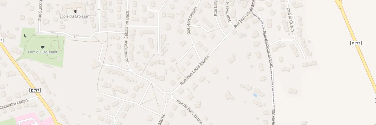 Plan du 3 Sq Duguay-Trouin à Pabu