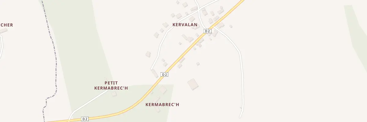Plan du 5644 Kervallan à Melrand
