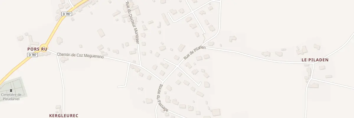 Plan du 9 Rue de Piladen à Pleudaniel