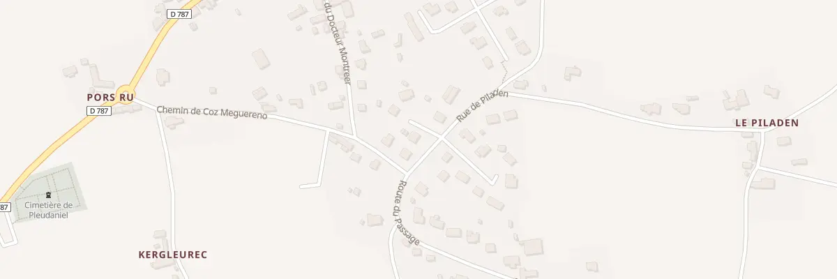 Plan du 1 Rue de Piladen à Pleudaniel