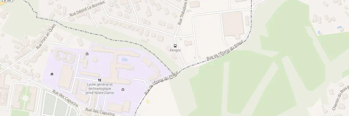 Plan du 28 Rue du Prieuré à Pabu