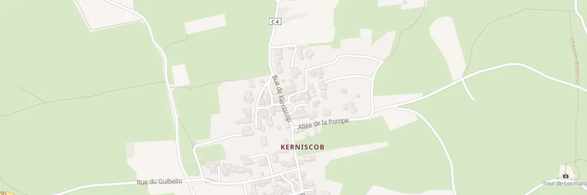 Plan du 2 Che de la Source à Quiberon