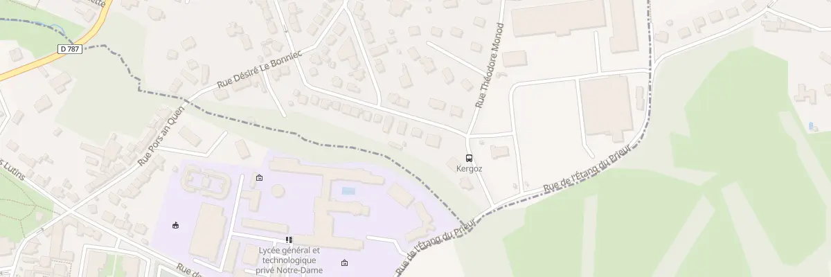 Plan du 22 Rue du Prieuré à Pabu