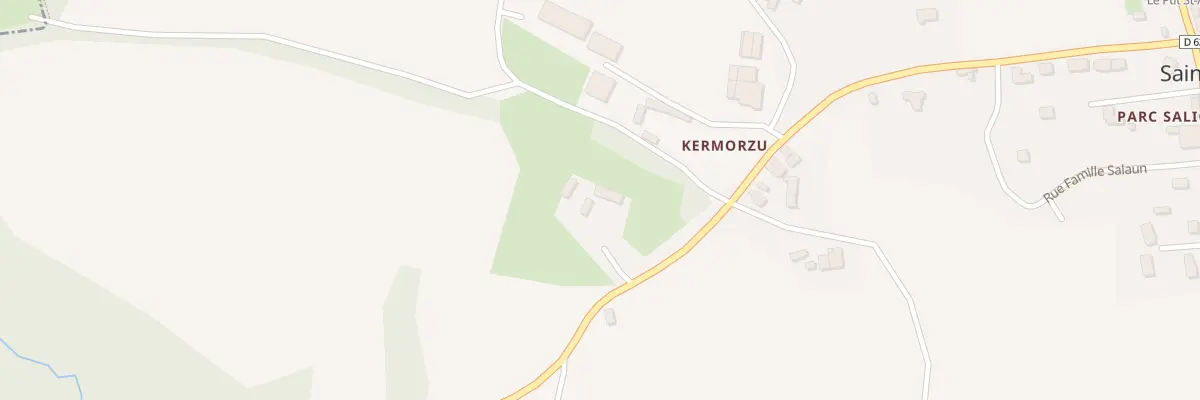 Plan du 1 Kermorzu à Saint-Adrien