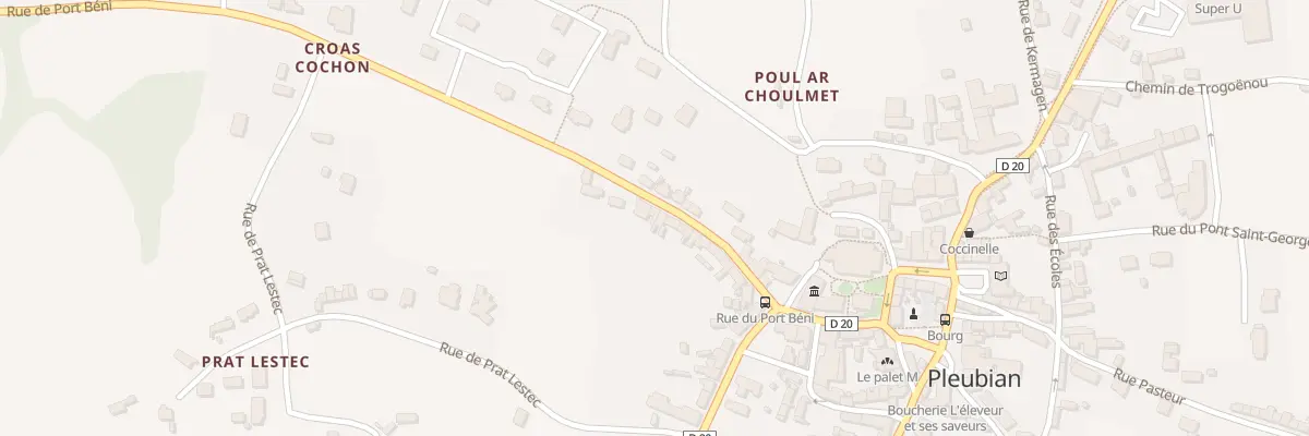 Plan du 21 Rue de Port Béni à Pleubian