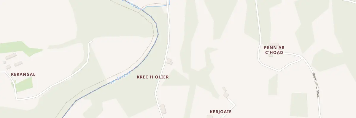 Plan du 5024 Crech Olier à Pommerit-le-Vicomte