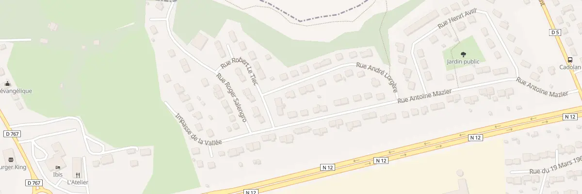 Plan du 15 Rue André Lorgeré à Ploumagoar