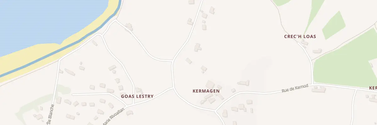 Plan du 84 Rue de Kermagen à Pleubian
