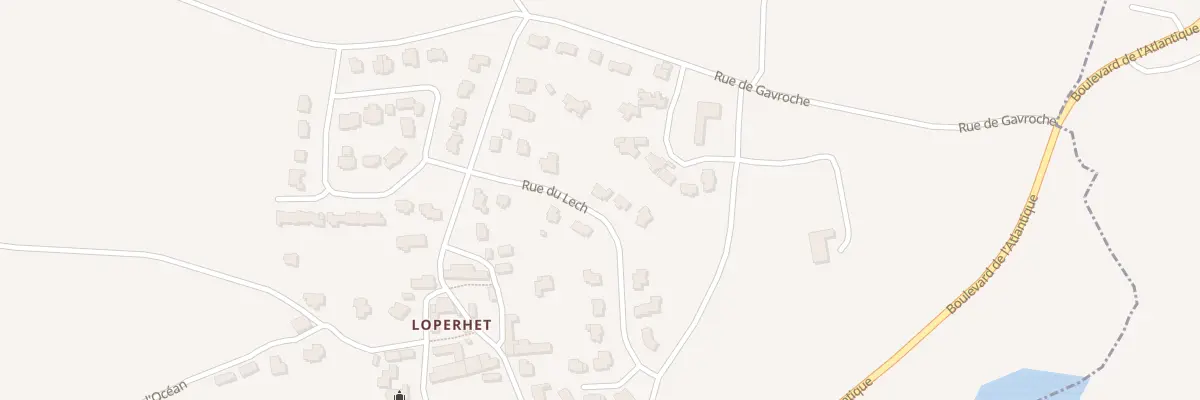 Plan du 20A Rue du Lech à Erdeven
