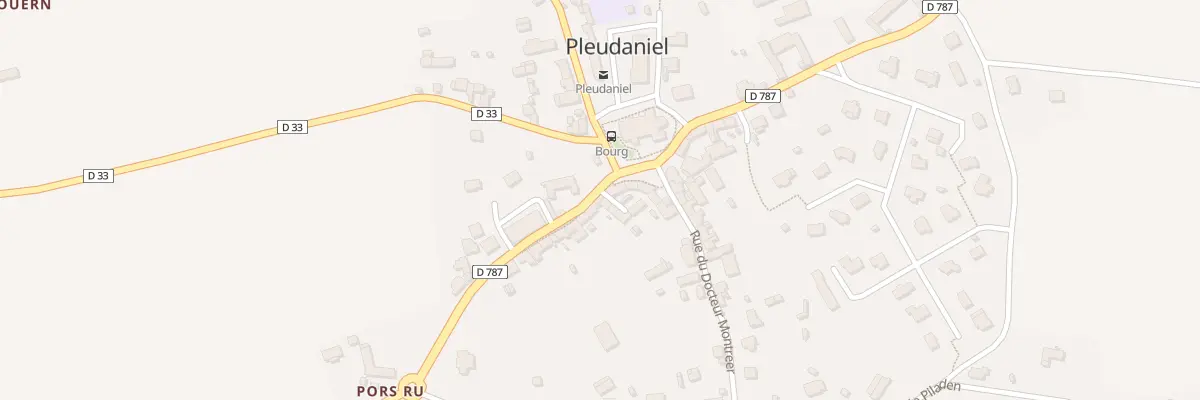 Plan du 1 Rue du Calvaire à Pleudaniel