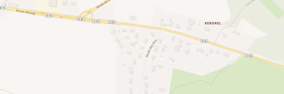 Plan du 6 Rte des Pins à Belz