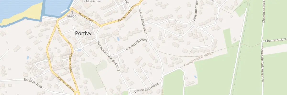 Plan du 25 Rue de Basselédan à Saint-Pierre-Quiberon