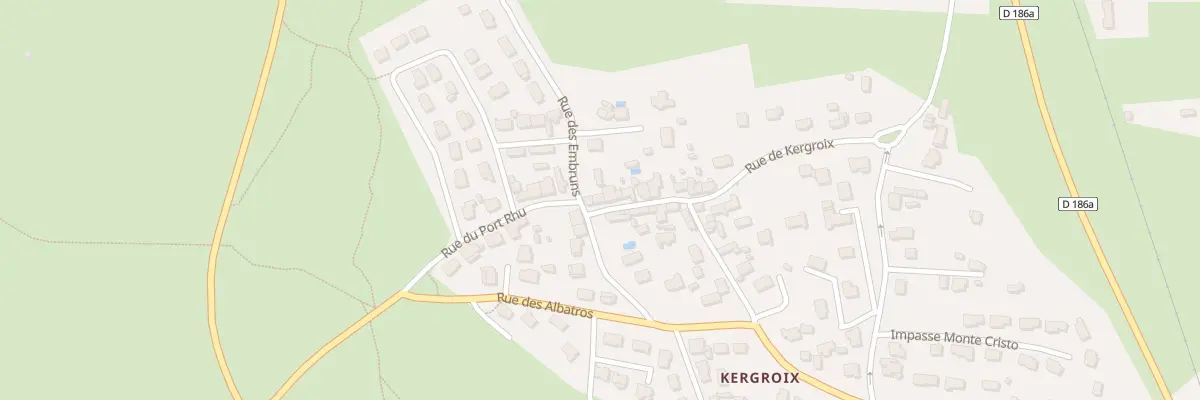 Plan du 48 Rue de Kergroix à Saint-Pierre-Quiberon