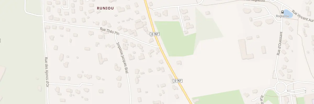 Plan du 28 Rue du Pavillon Bleu à Ploumagoar