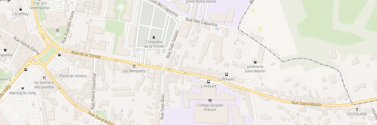 Plan du 35 Rue de la Trinité à Guingamp