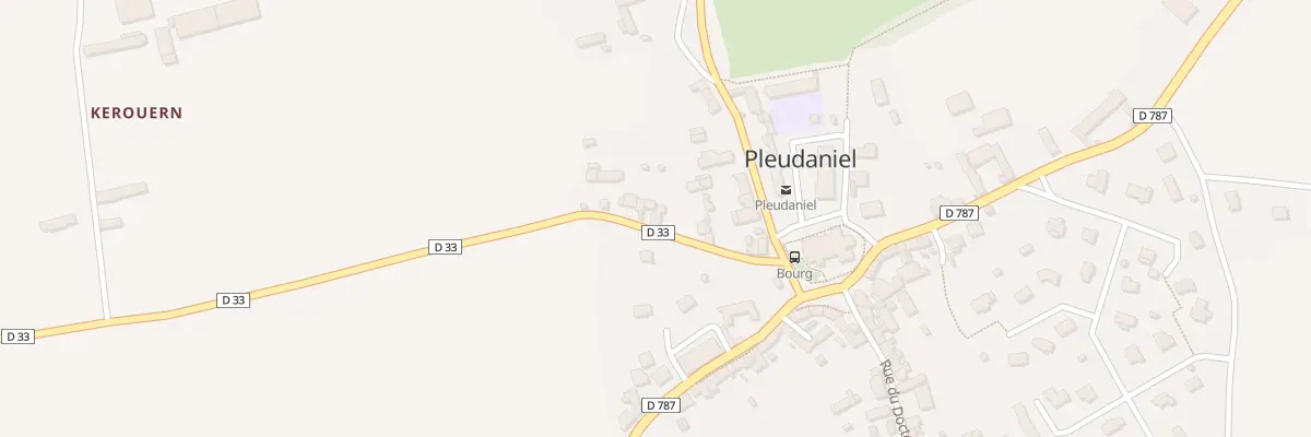 Plan du 6 Rte de Pouldouran à Pleudaniel