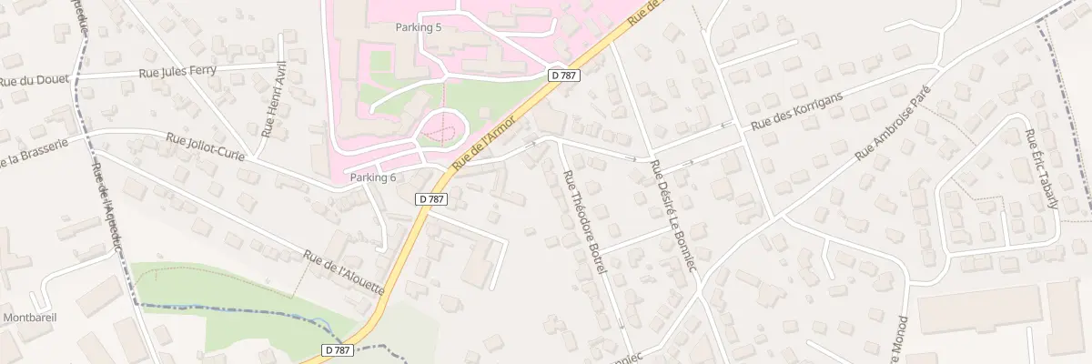 Plan du 21 Rue Théodore Botrel à Pabu