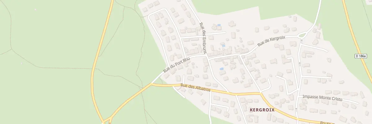 Plan du 6821 Rue de Port Rhu à Saint-Pierre-Quiberon