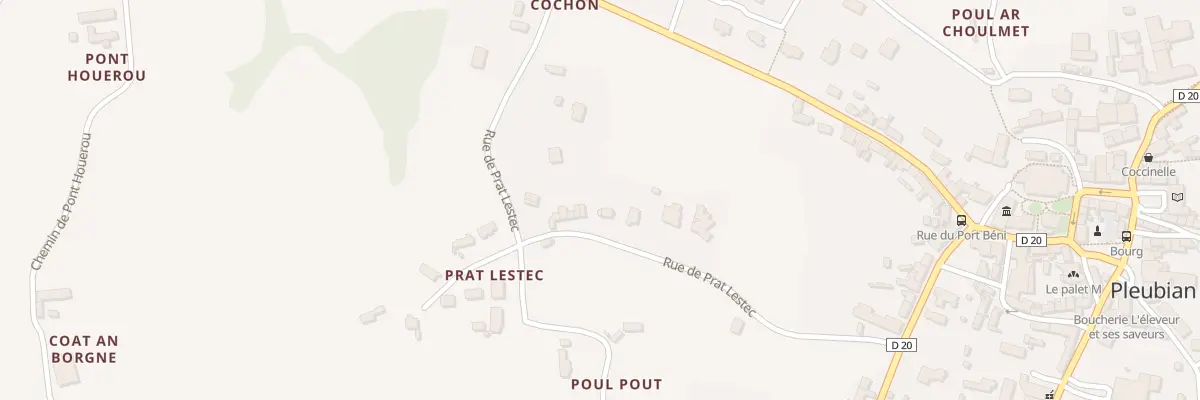 Plan du 5866A Prat An Lestec à Pleubian