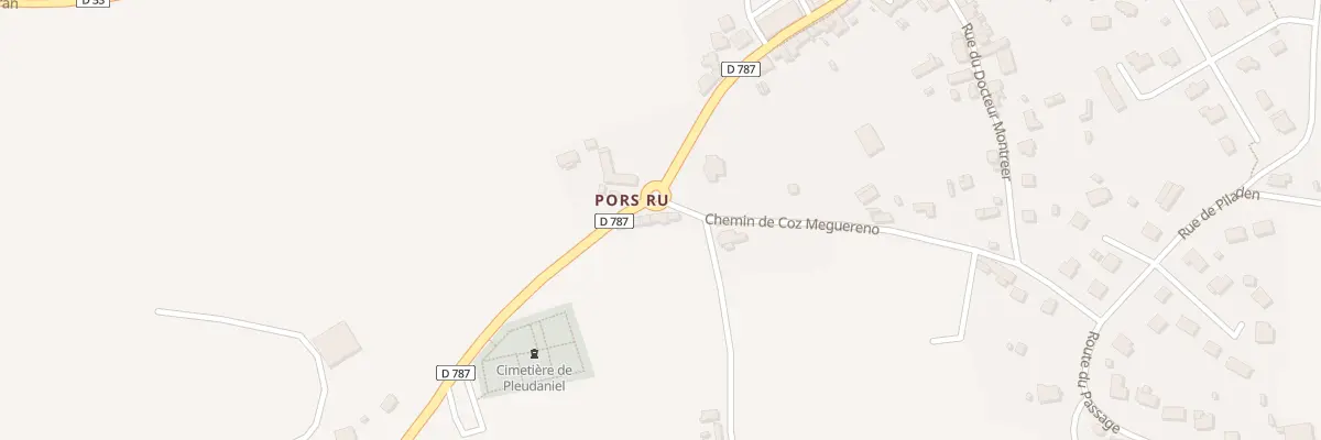 Plan du 5206 Pors Ru à Pleudaniel