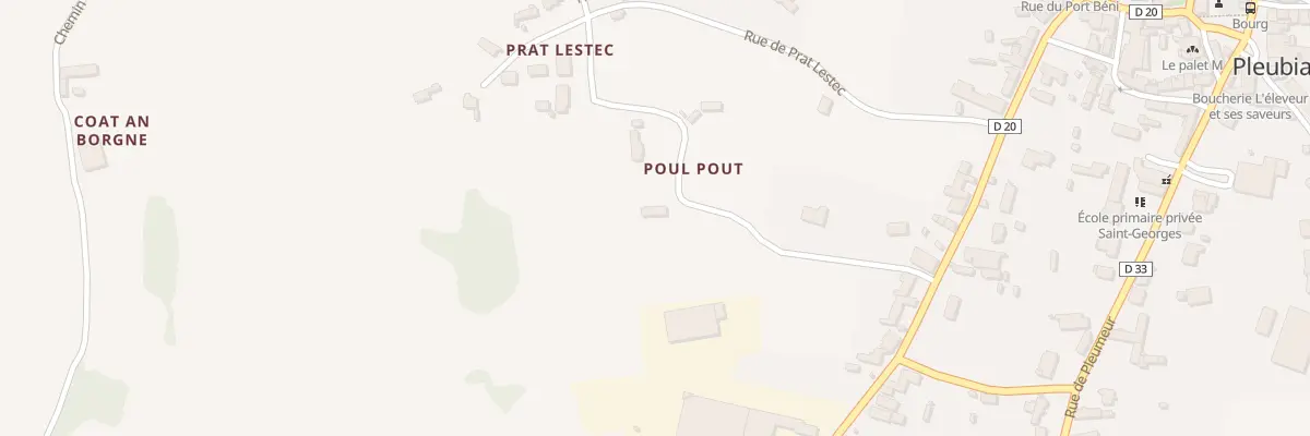 Plan du 5 Poul Pout à Pleubian