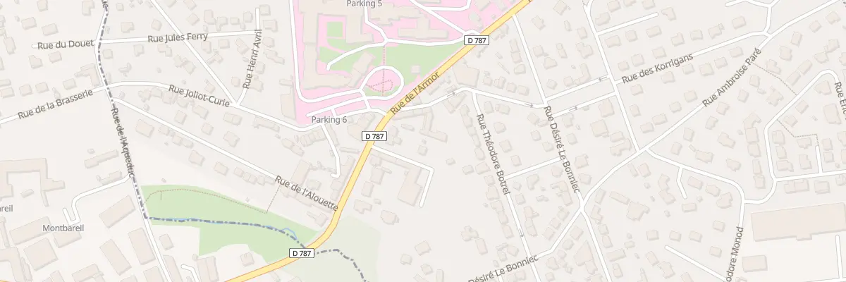 Plan du 12 Rue de l’Armor à Pabu